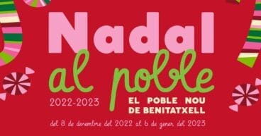 Cartel de Navidad en Benitatxell 2022