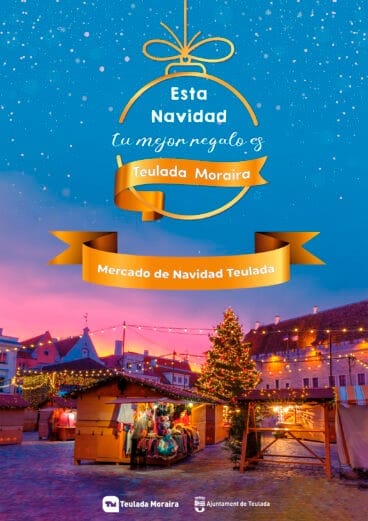 Cartel del Mercado de Navidad de Teulada Moraira 2022