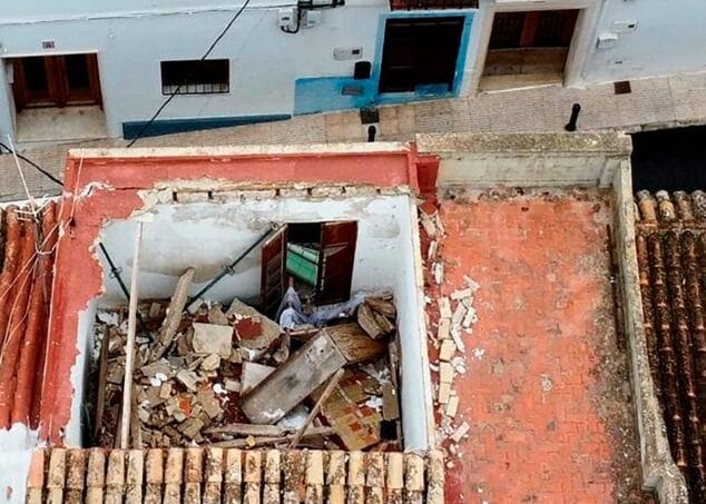 casa en ruinas incluida en el pri calpino