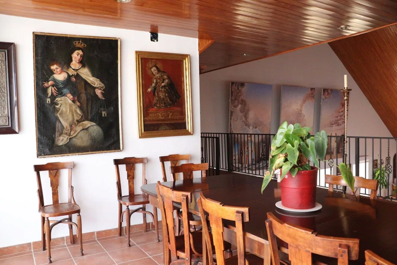 Decoración de la parte superio de la Iglesia de la Merced