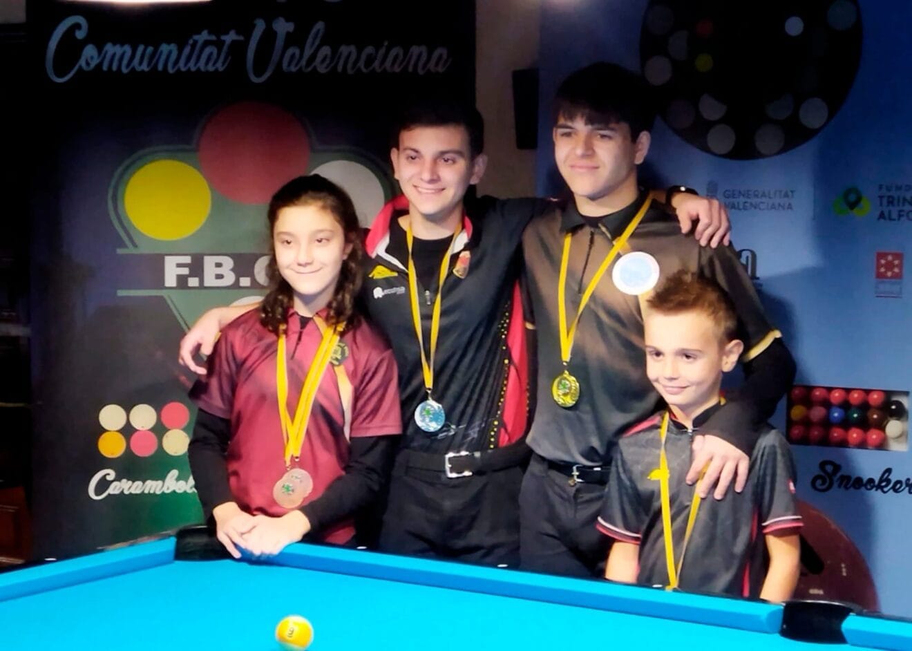 Ferran junto al resto de participantes del Campeonato Autonómico