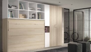 Habitación juvenil con cama abatible