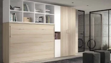 Habitación juvenil con cama abatible