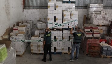 incautacion de bebidas alcoholicas por la guardia civil