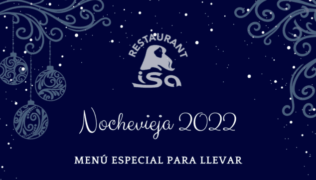 menu especial para llevar de restaurante isa