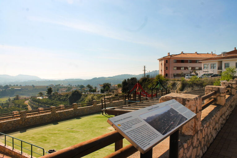 Parque mirador en la Plaza Gabriel Miró de Teulada-Moraira (archivo)