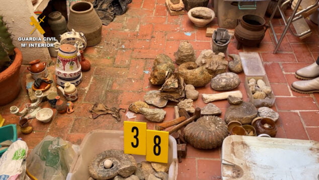 Imagen: Restos de las piezas históricas halladas en Dénia y Gata de Gorgos