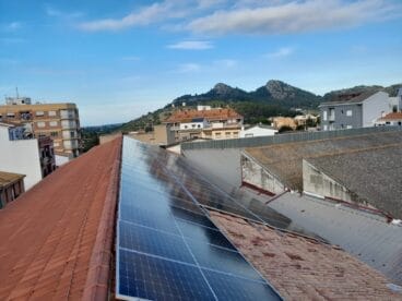 Placas solares de la Comunidad Energética Local de Pedreguer
