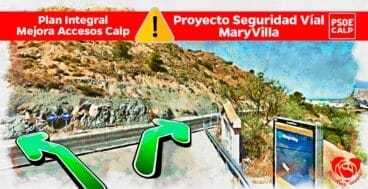 Plan Integral de Mejora de Accesos en Calp del PSOE