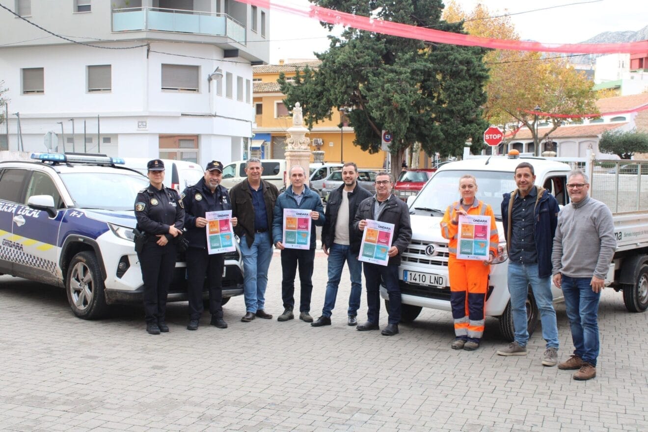 Presentación de la campaña de civismo y limpieza municipal en Ondara