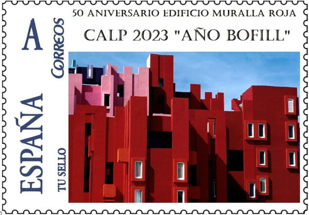 Imagen: Propuesta del sello sobre la Muralla Roja de Calp (archivo)