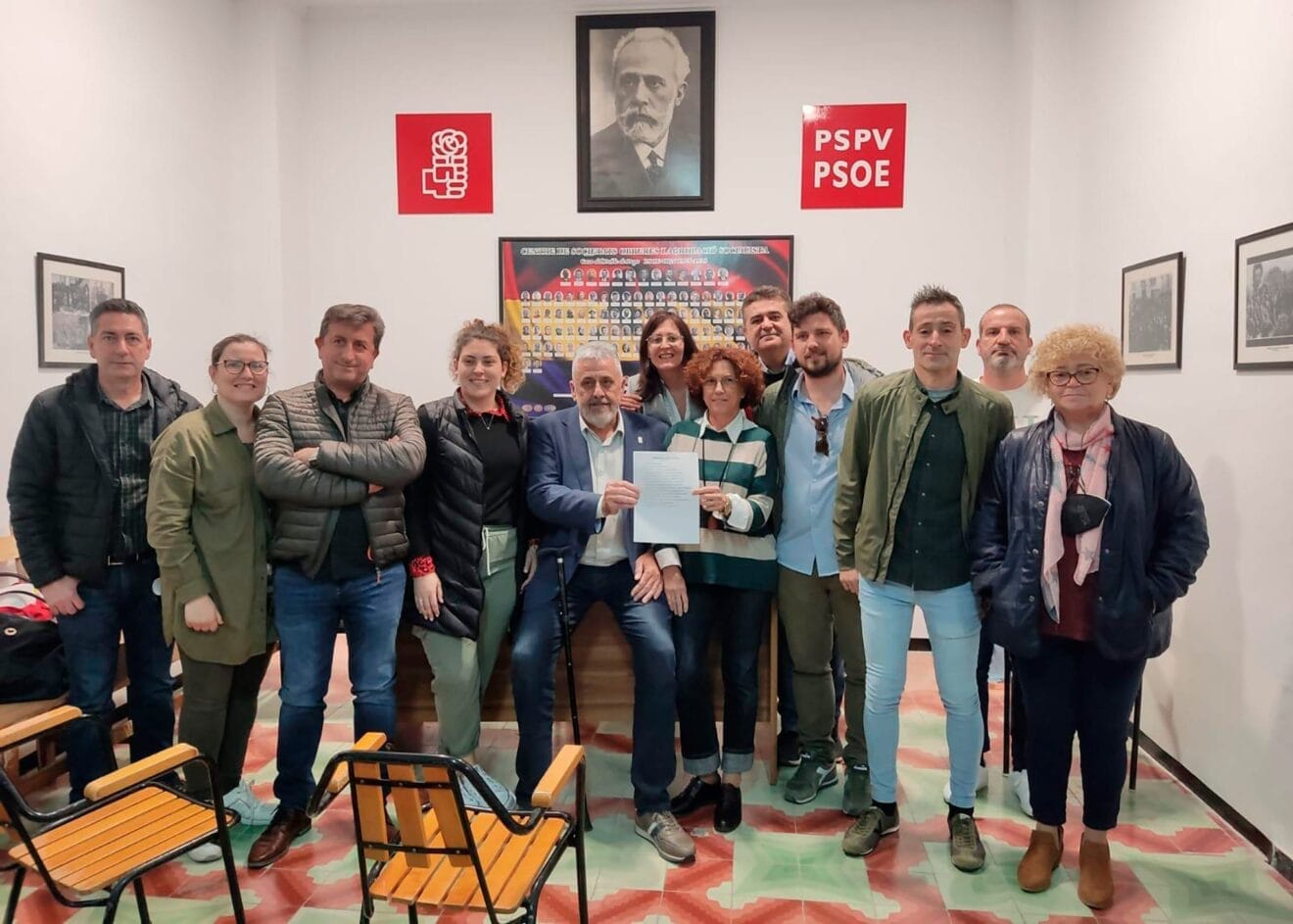 Socialistes Pego en una reunión (archivo)