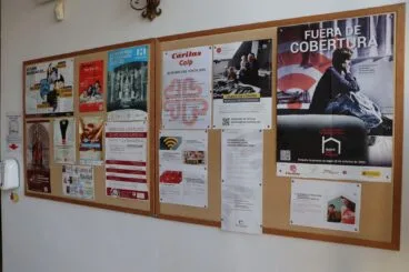 Tablón de anuncios de la iglesia de Calp