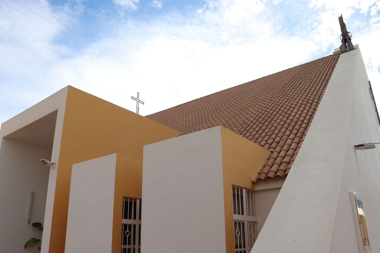 Tejado del edificio de la Iglesia Parroquial de la Merced