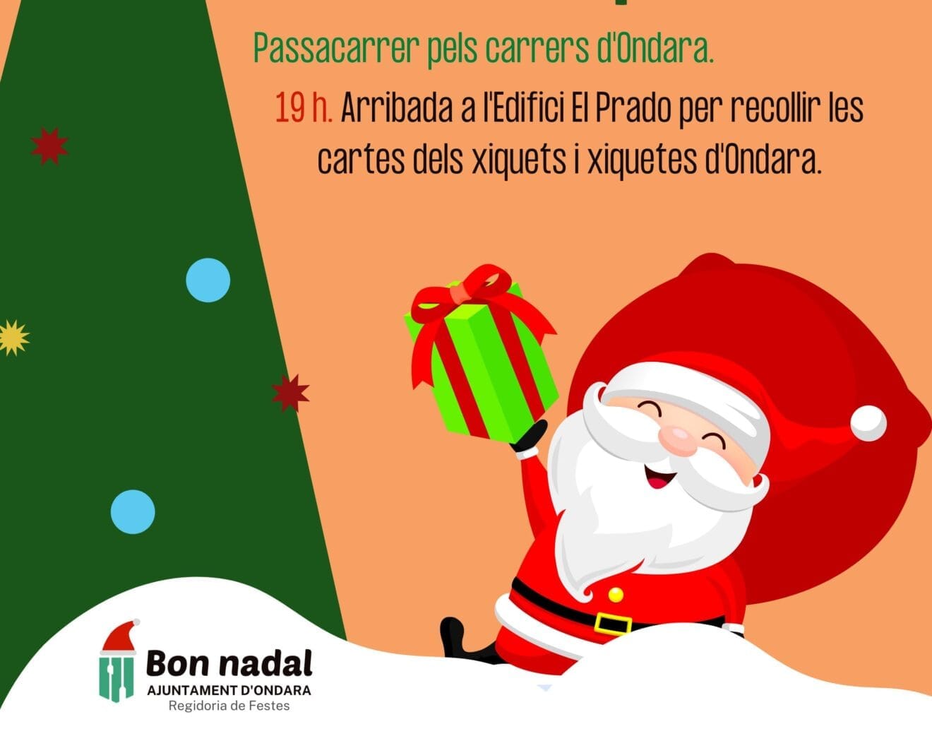 Visita de Papá Noel a Ondara