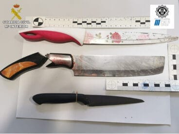 Armas blancas utilizadas en la rellerta