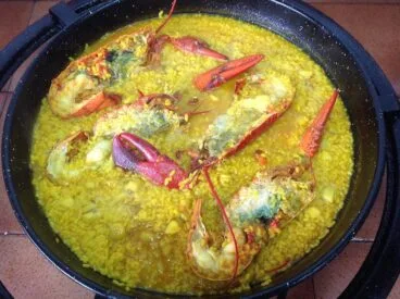 Arroz con bogavante en Restaurante Isa