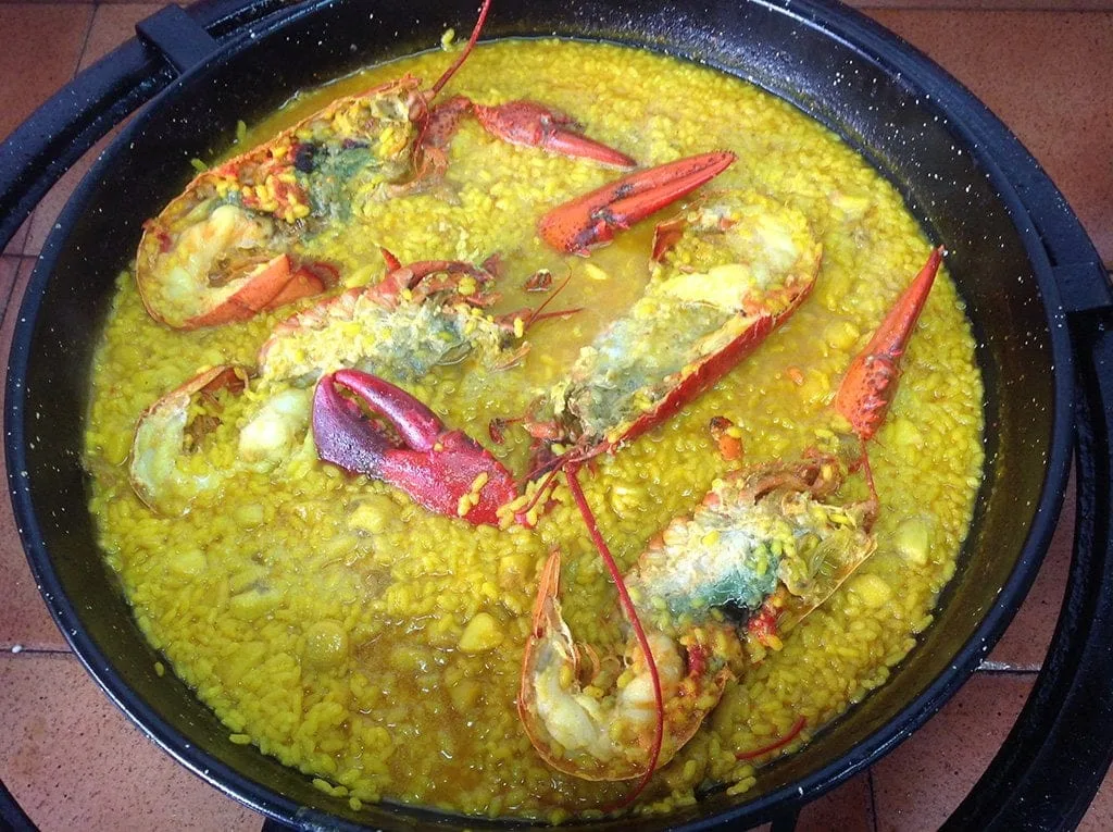 Arroz con bogavante en Restaurante Isa