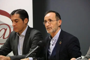 bartolome nofuentes durante el desayuno informativo