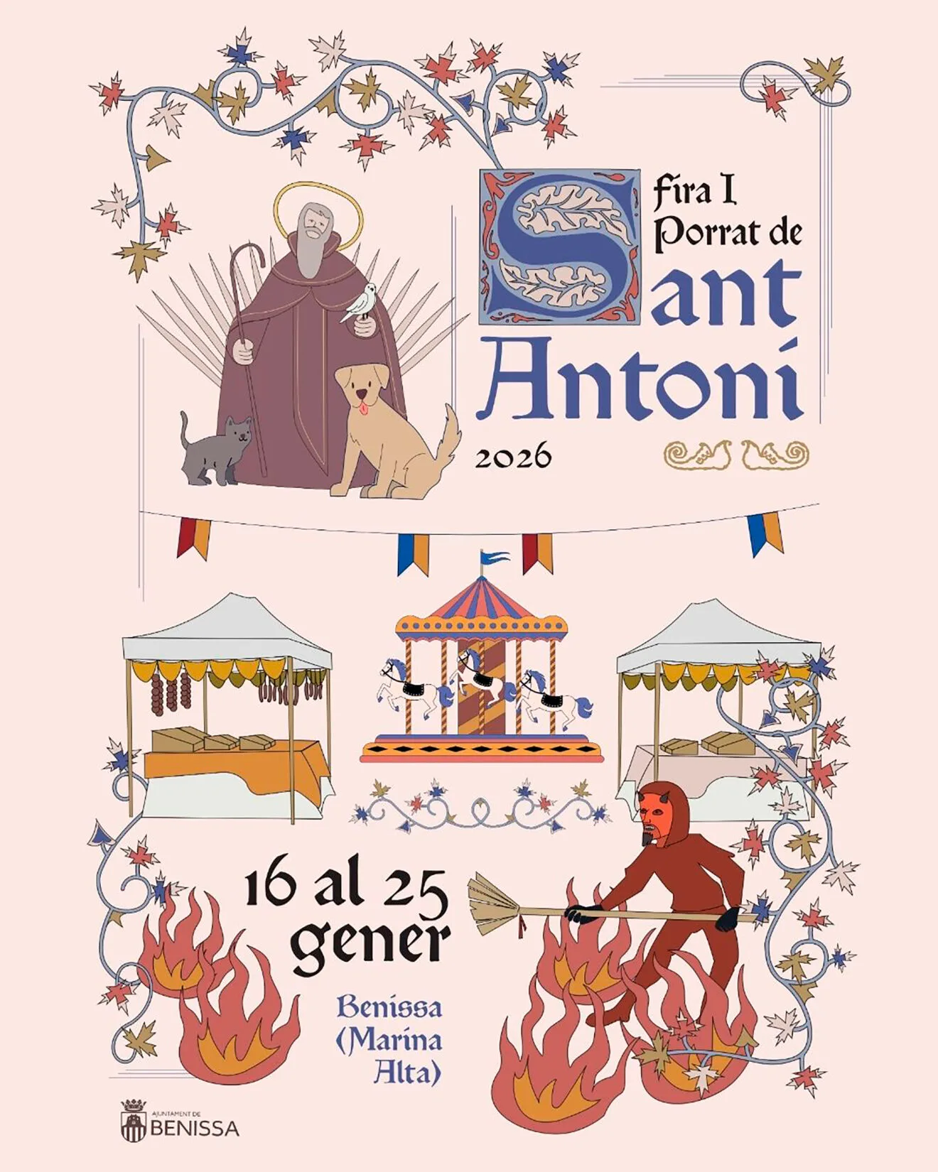Cartel de la Fira i Porrat de Benissa de este año