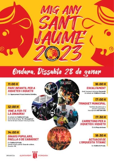 Cartel Mig Any de Sant Jaume 2023