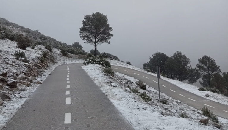 Coll de Rates in Parcent last Sunday, January 29, 2023