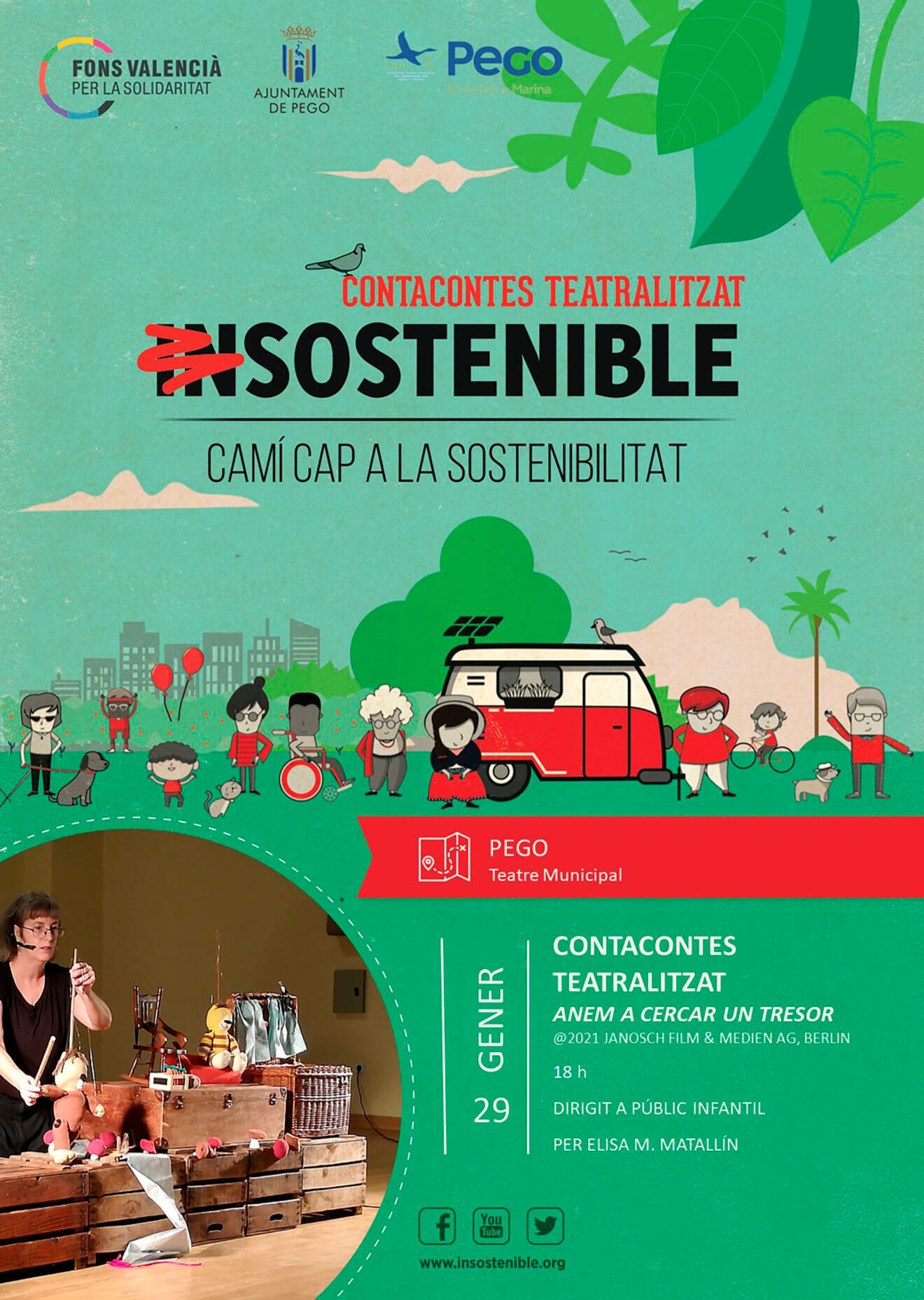 Cuentacuentos teatralizado 'Anem a cercar un tresor' en Pego