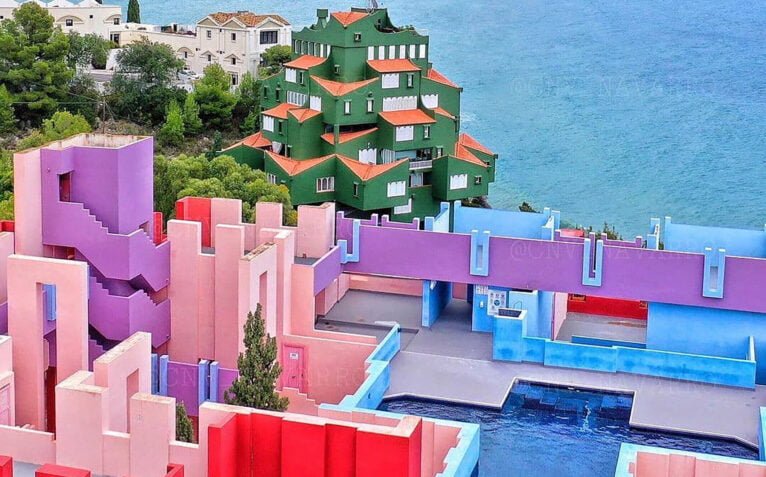 Edificios del arquitecto Ricardo Bofill en Calp