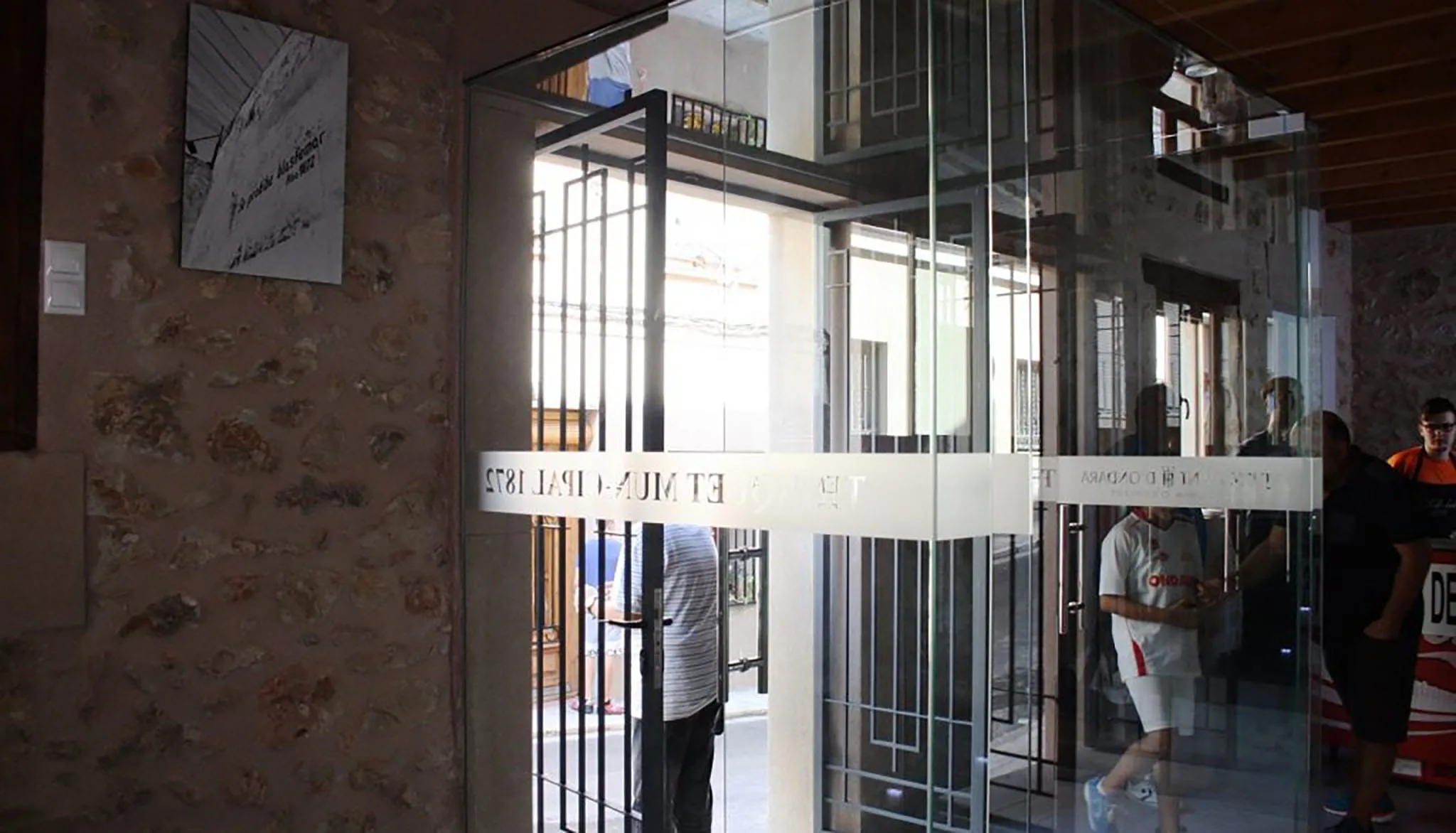 entrada del recinto del trinquet de ondara