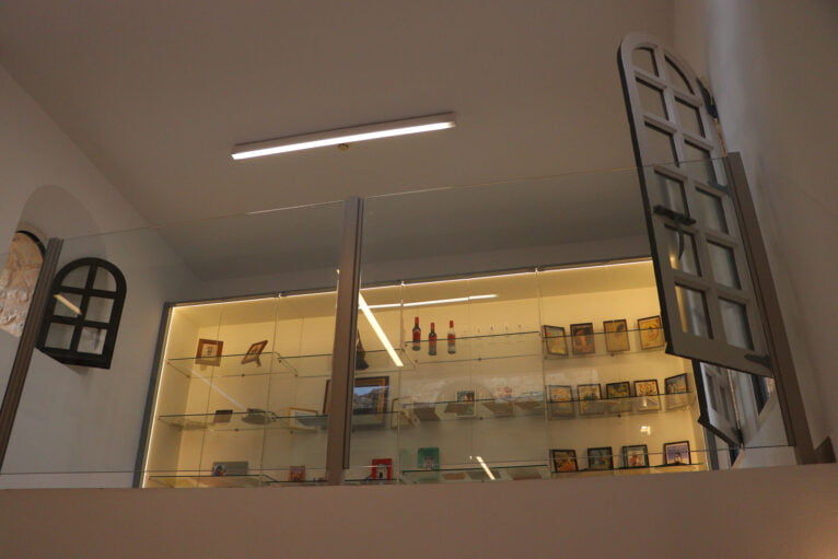 Galería superior del museo