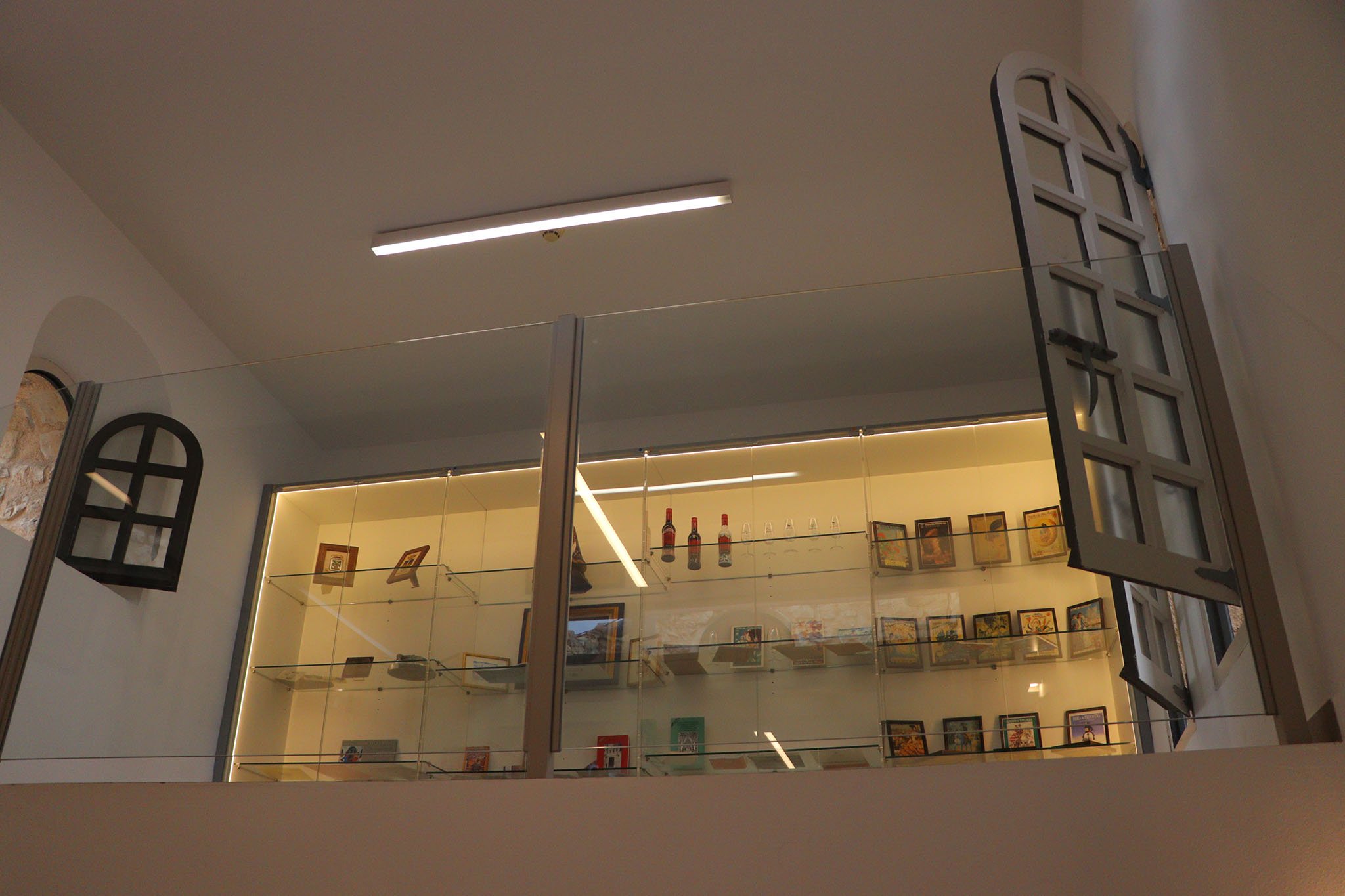 Galería superior del museo