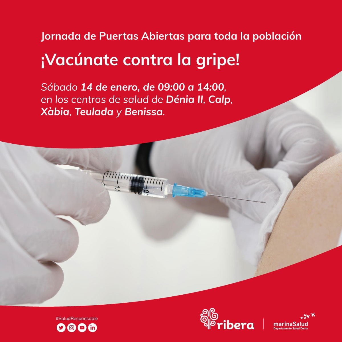 jornada de puertas abiertas para la vacunacion de la gripe