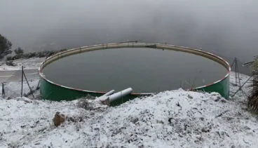 La nieve cubre la Vall de Pop