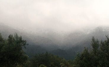 Nieve en los puntos más altos del Carrascar de Parcent