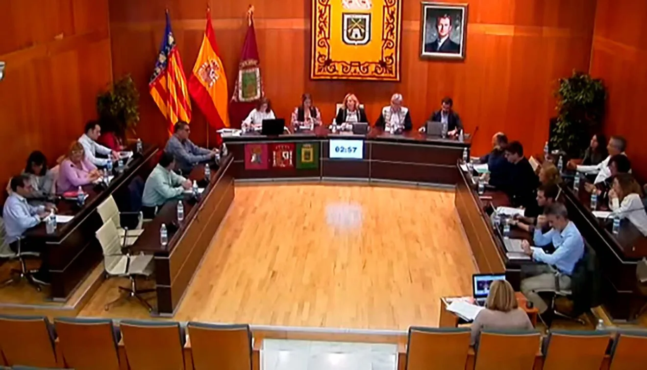 Pleno de diciembre del 2022 del Ayuntamiento de Calp (archivo)