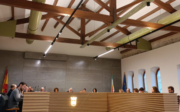 Imagen: Pleno de enero del Ayuntamiento de Pego