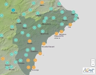 Temperaturas durante la Cabalgata de los Reyes Magos de Oriente en la Marina Alta – AEMET