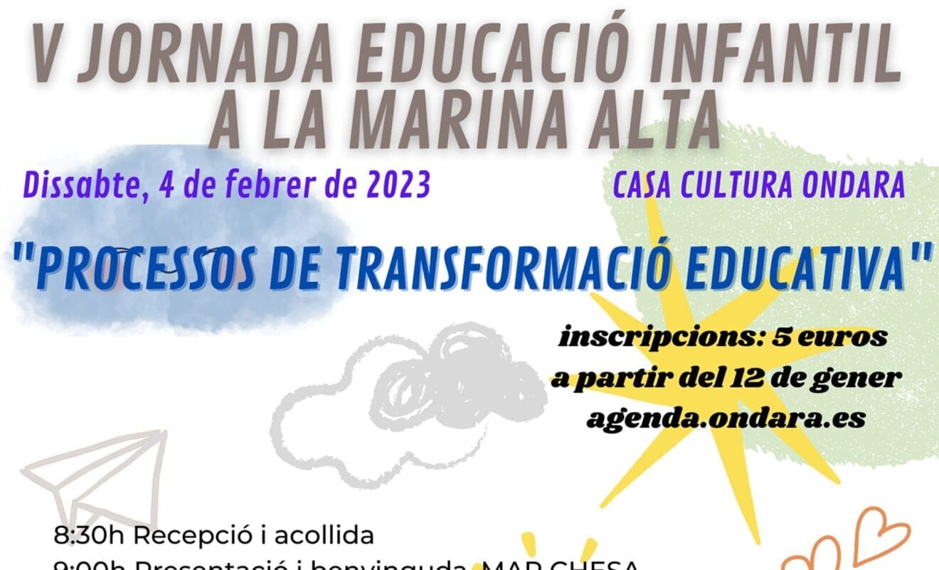 V Trobada d’Educació Infantil a la Marina Alta en Ondara