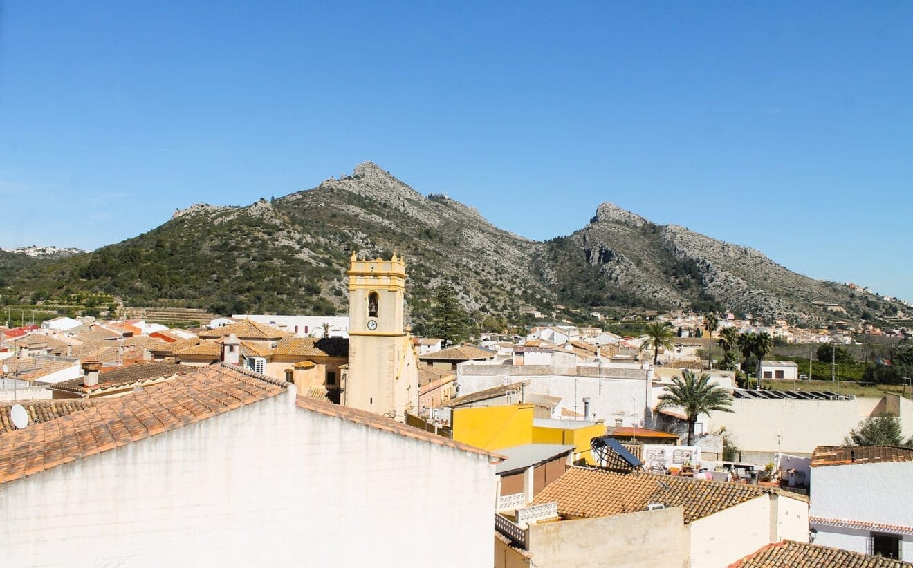 Vista del Ràfol d'Almúnia