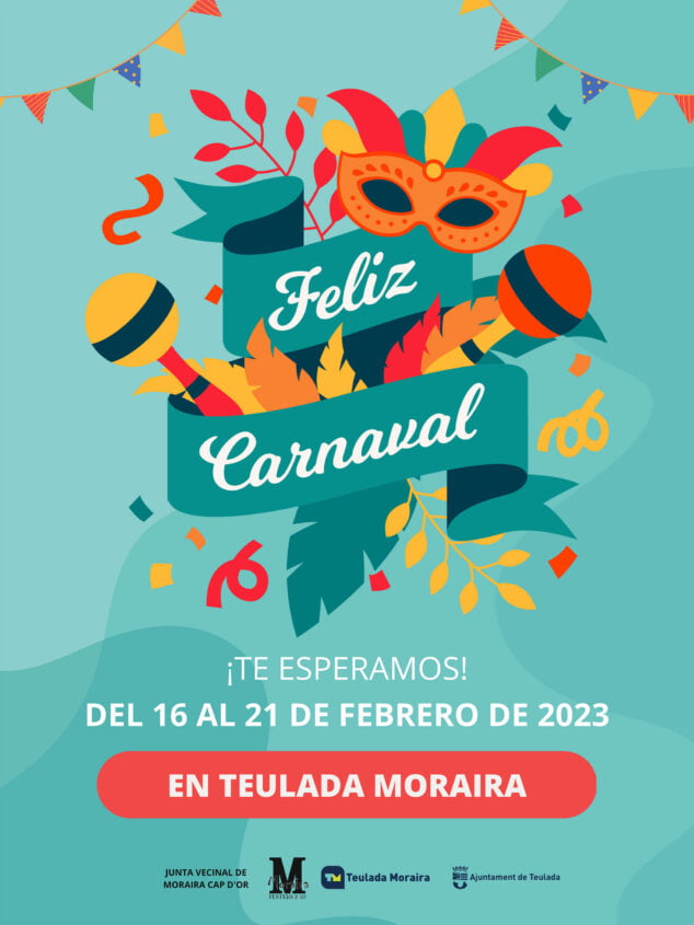 Imagen: Cartel de Carnaval en Teulada Moraira 2023