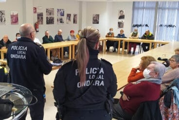 Charla de educación vial para personas mayores de Ondara
