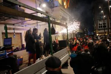 Comparsa en el desfile de Pinyata de Pego 2023