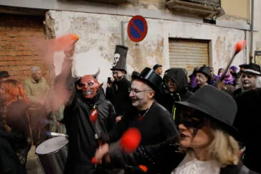 Pinyata-Parade in Pego 2023