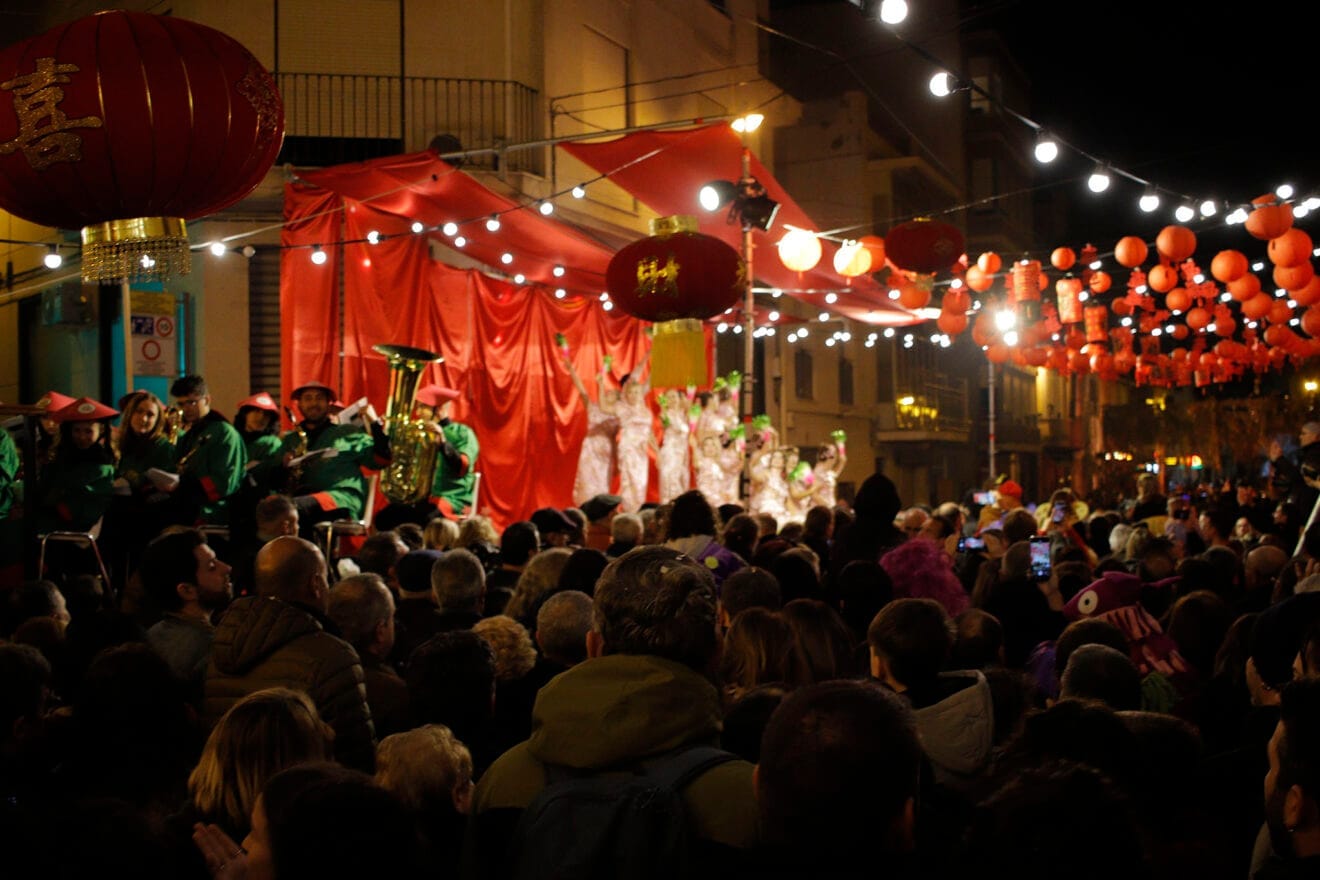 Entrada al escenario de China del Festival d'Arts Escèniques de Pego 2023