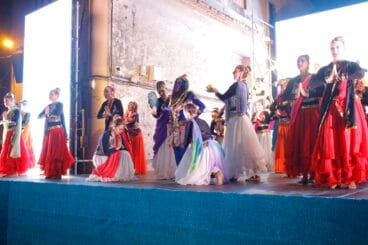 Bühnenbild in Indien beim Pego Performing Arts Festival 2023