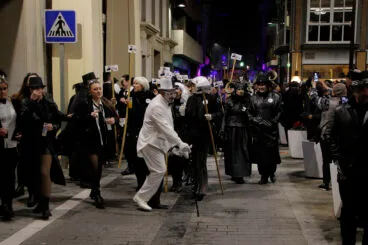 Beginn der Pinyata de Pego 2023-Parade