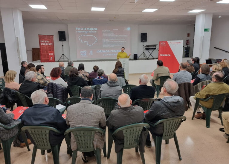 José Ramiro, Secretario General Comarcal del PSPV-PSOE, en la jornada