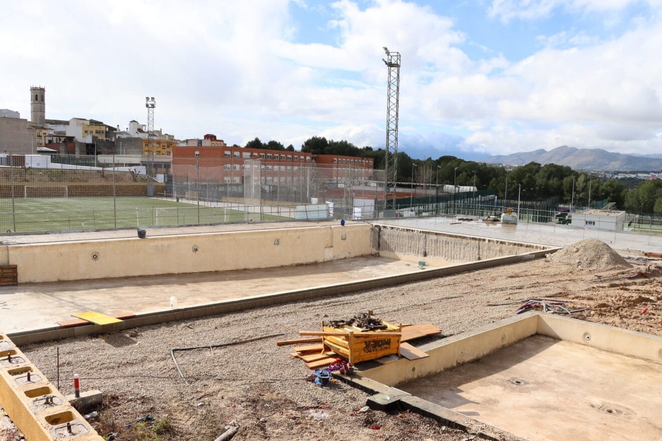 La futura piscina municipal de Teulada Moraira