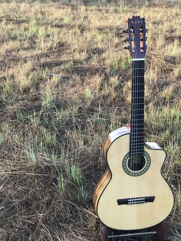 Imagen: La guitarra Rebeldía de Guitarras Bross valorada en 3.000 euros