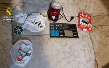 Material incautado por la Guardia Civil